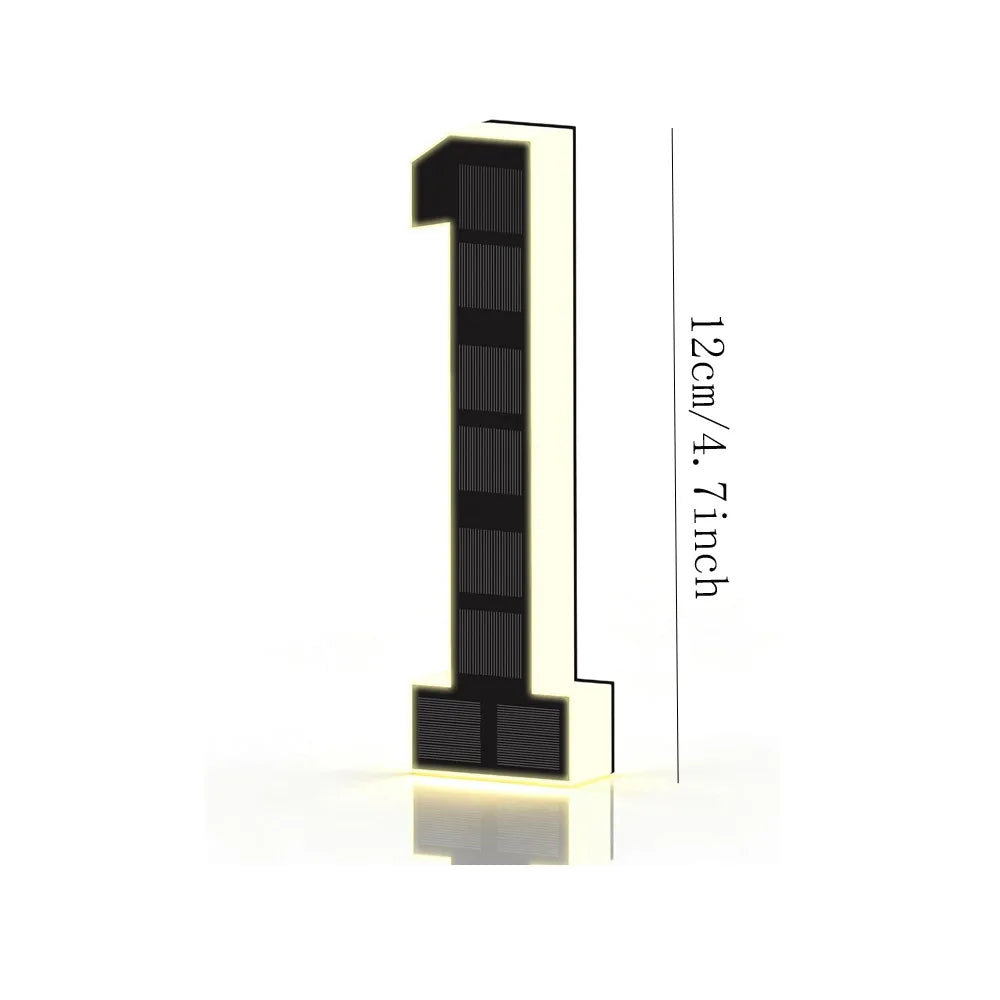 SolarAddress™ LED Numbers 🌞💡 Easy-to-Spot Home Style