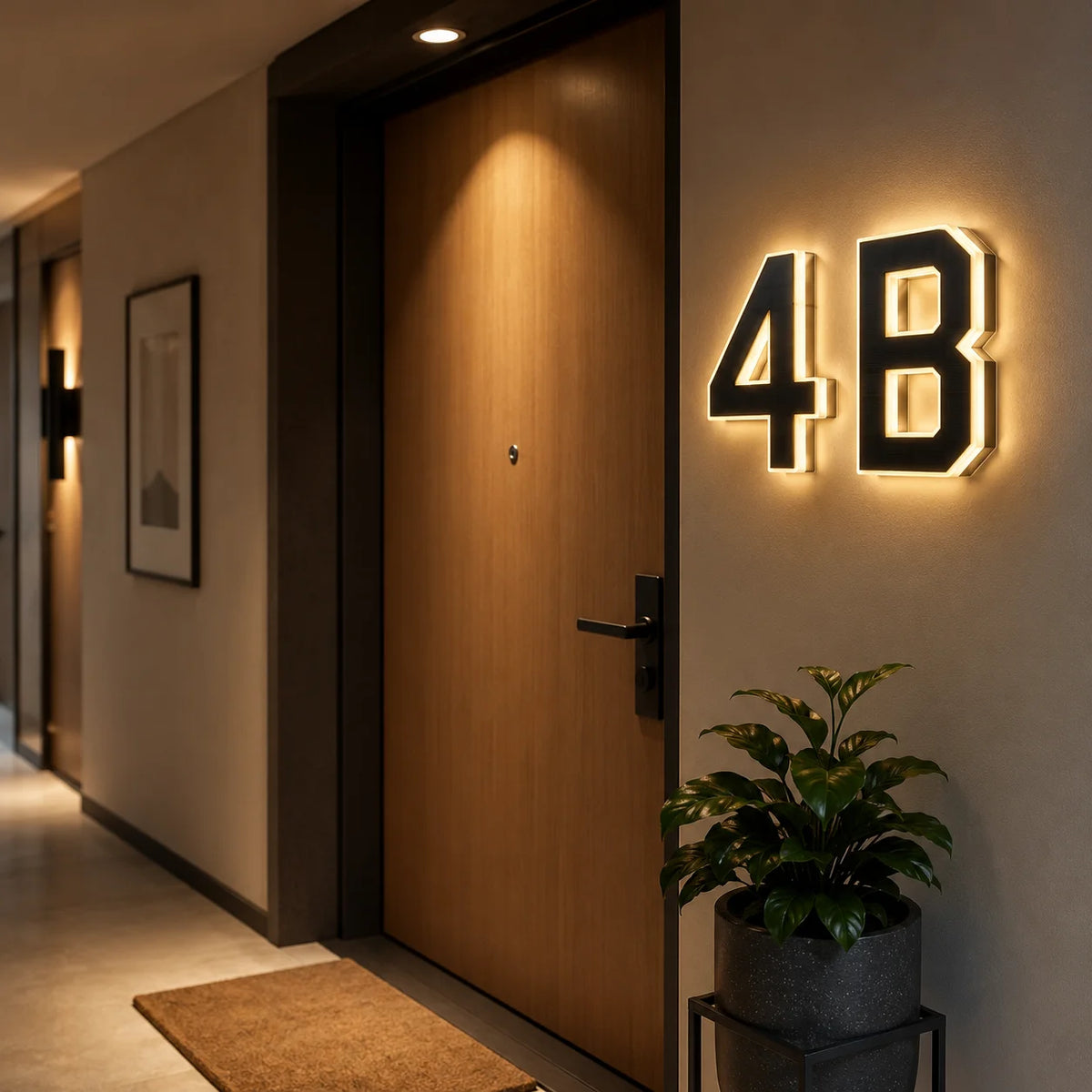 SolarAddress™ LED Numbers 🌞💡 Easy-to-Spot Home Style