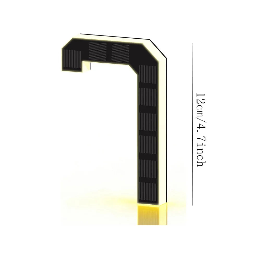 SolarAddress™ LED Numbers 🌞💡 Easy-to-Spot Home Style