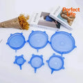 Silicone Lids for Food Storage (6-Pack) ♻️ 50% OFF