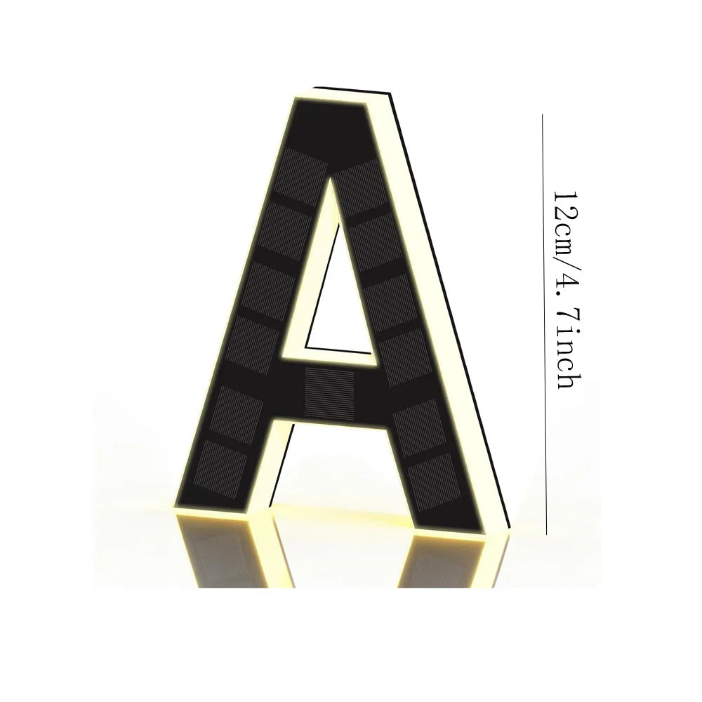 SolarAddress™ LED Numbers 🌞💡 Easy-to-Spot Home Style