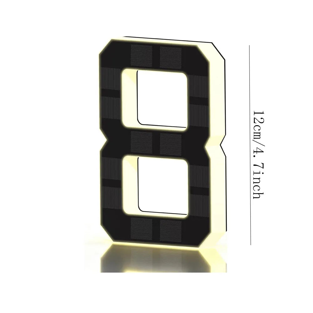 SolarAddress™ LED Numbers 🌞💡 Easy-to-Spot Home Style