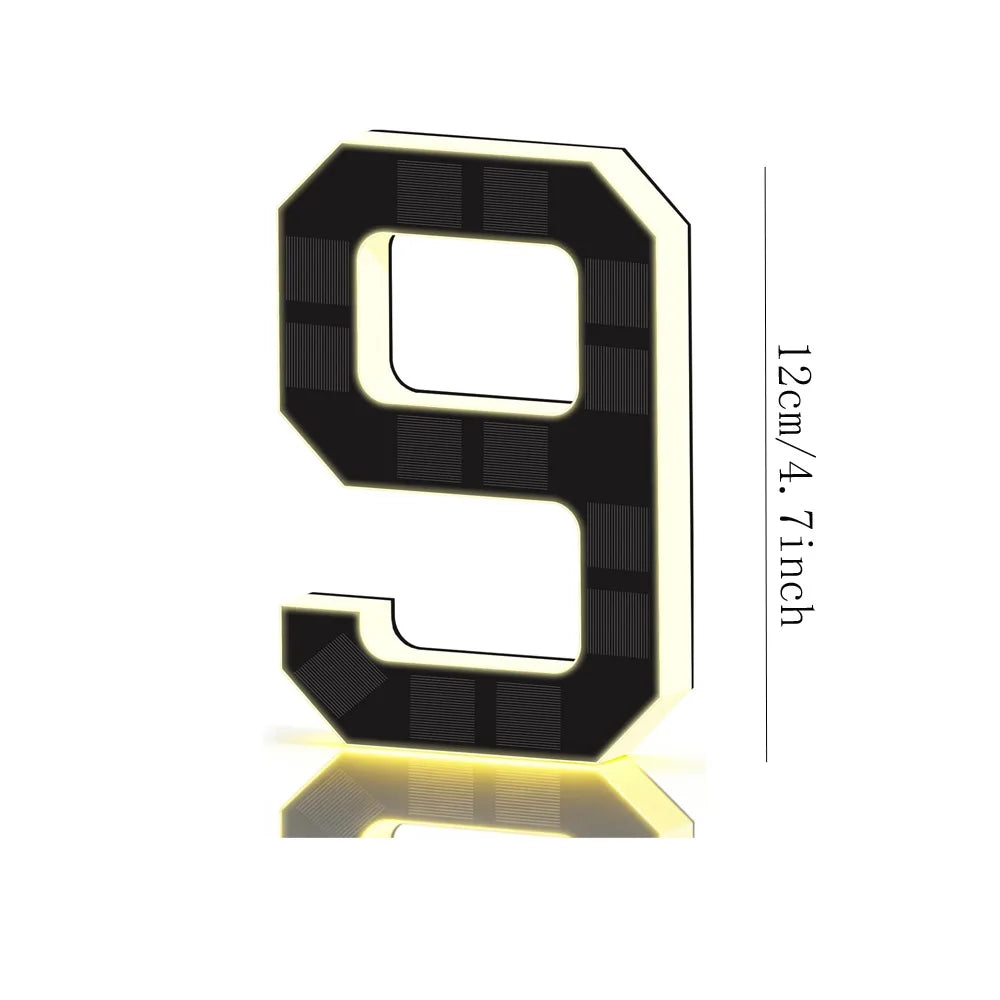 SolarAddress™ LED Numbers 🌞💡 Easy-to-Spot Home Style